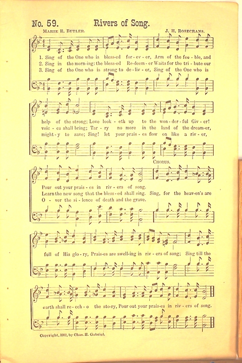 Living Praise: a collection of sacred songs for Sunday-schools, young people