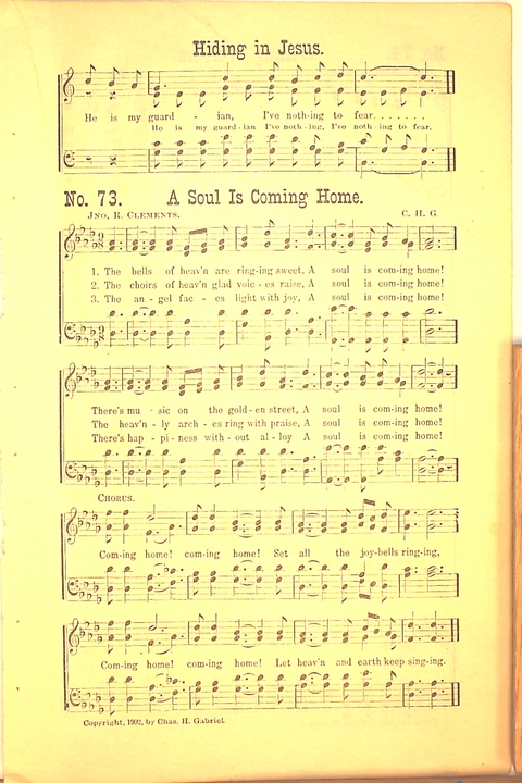 Living Praise: a collection of sacred songs for Sunday-schools, young people
