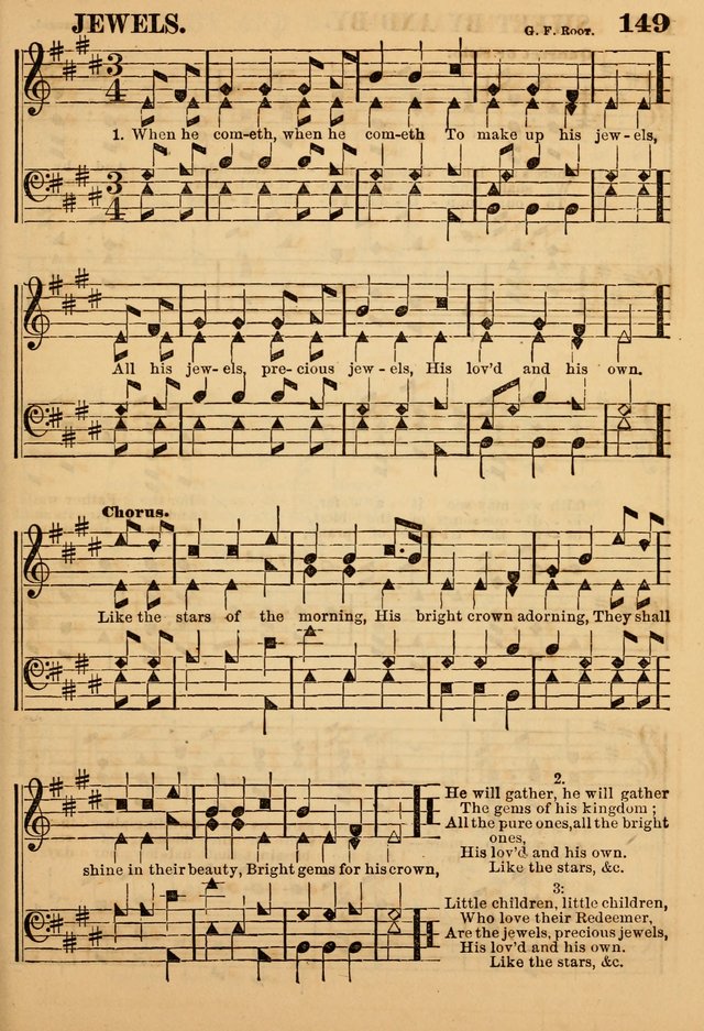 The Little Seraph: in seven character notes, for churches and Sunday-schools page 149