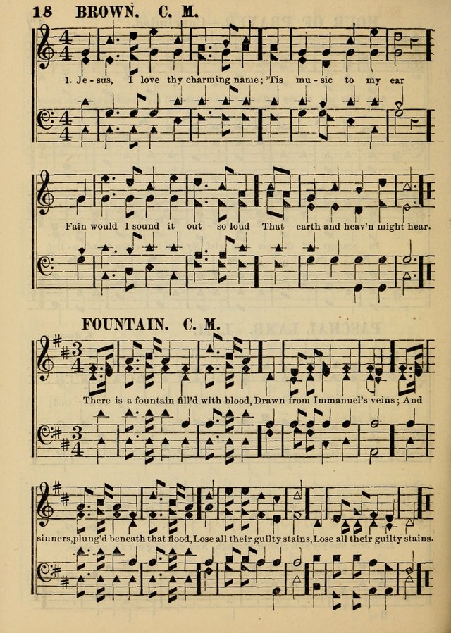 The Little Seraph: in seven character notes, for churches and Sunday-schools page 18