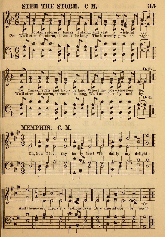 The Little Seraph: in seven character notes, for churches and Sunday-schools page 35
