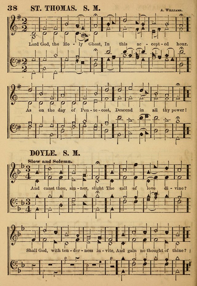 The Little Seraph: in seven character notes, for churches and Sunday-schools page 38