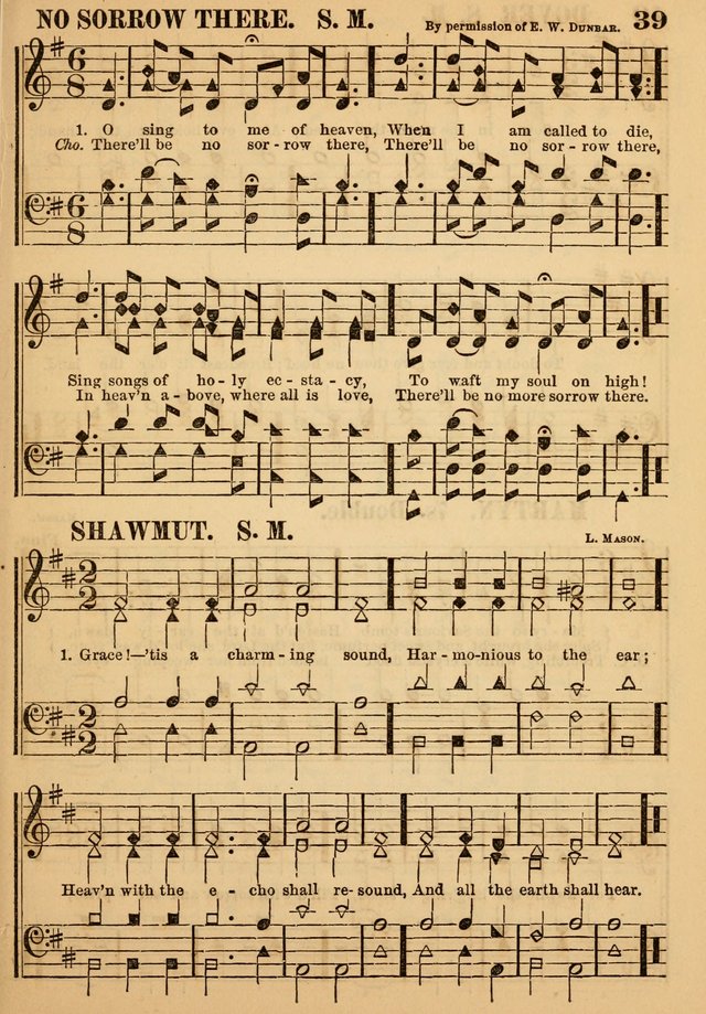 The Little Seraph: in seven character notes, for churches and Sunday-schools page 39
