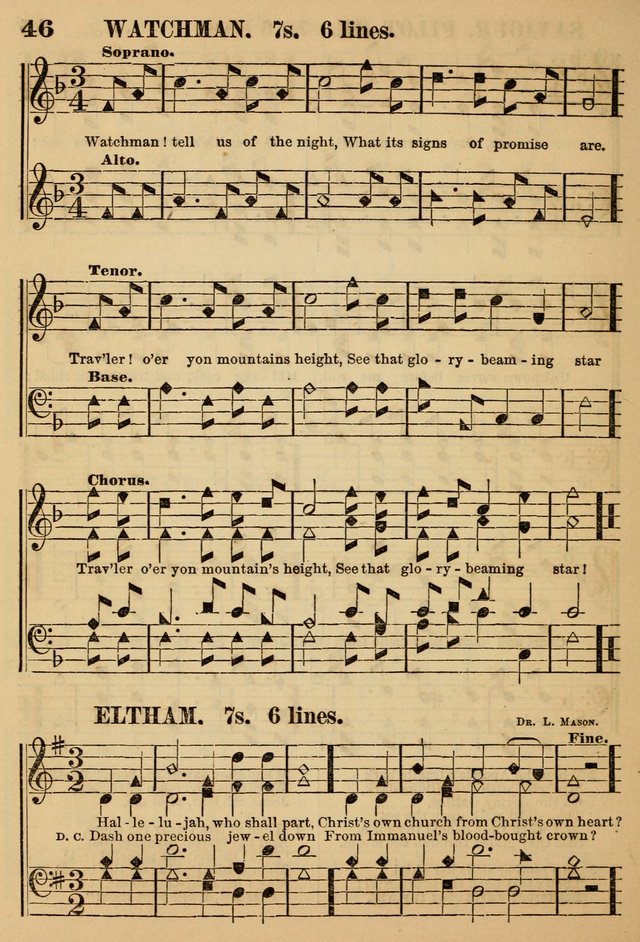 The Little Seraph: in seven character notes, for churches and Sunday-schools page 46