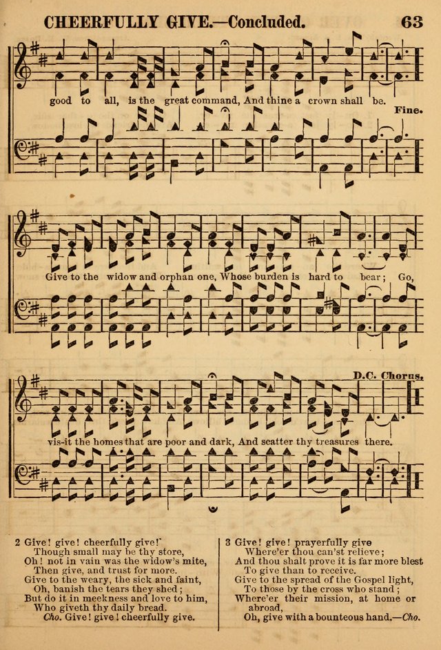 The Little Seraph: in seven character notes, for churches and Sunday-schools page 63