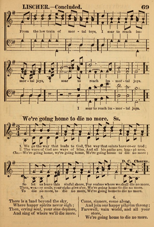 The Little Seraph: in seven character notes, for churches and Sunday-schools page 69