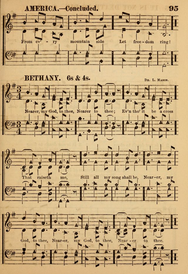 The Little Seraph: in seven character notes, for churches and Sunday-schools page 95
