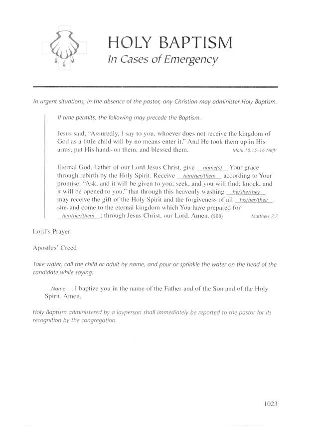Lutheran Service Book page 998