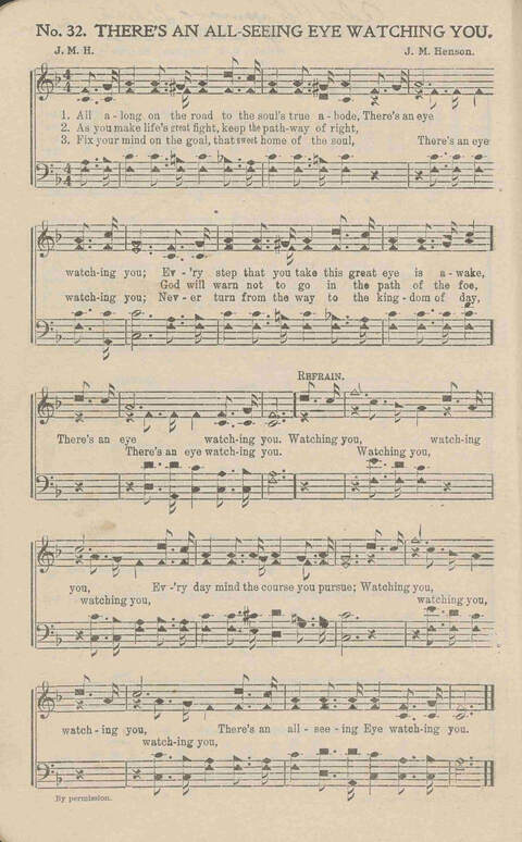 Living Songs: for church, revival and general use page 32