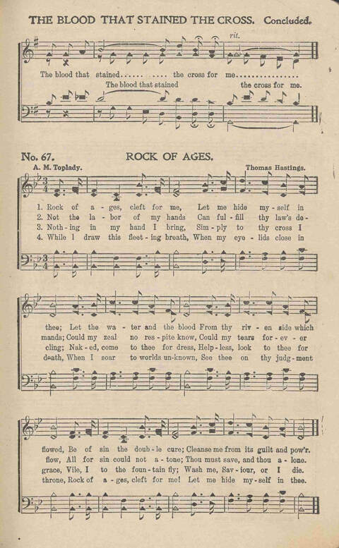 Living Songs: for church, revival and general use page 67