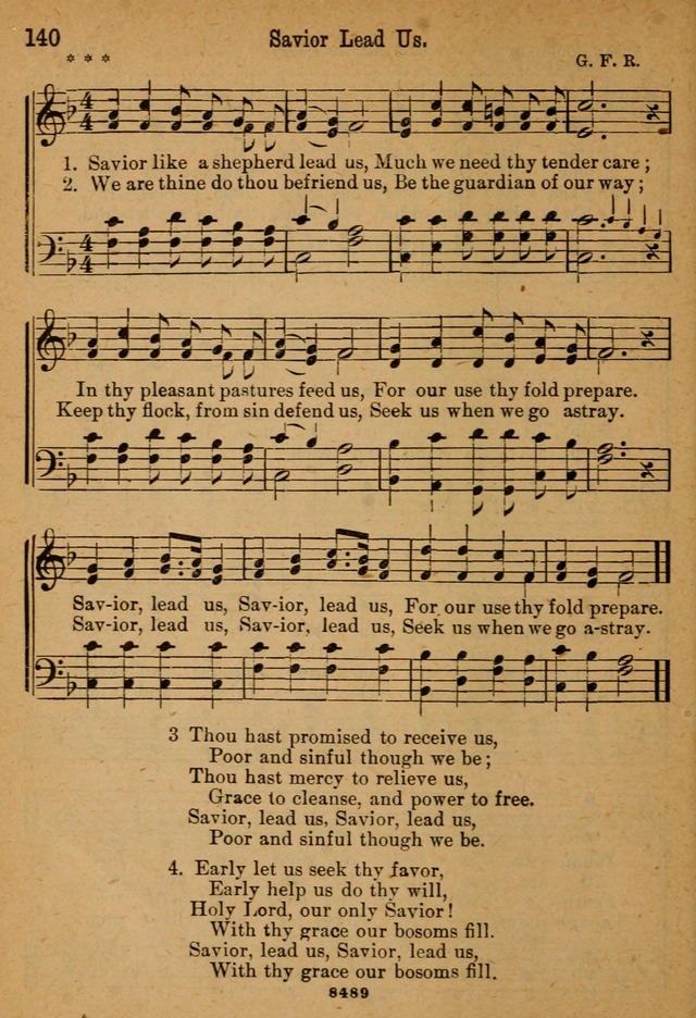Little Sacred Songs: for Little Singers of the primary department of the Sunday school, and for Kindergartens and the home page 140