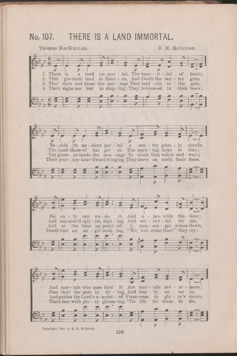 Living Songs: for the Sunday school, the Epworth league, prayer meetings, revivals, and all special occasions of Christian work and worship page 116