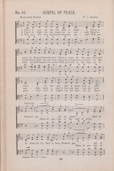 Living Songs: for the Sunday school, the Epworth league, prayer meetings, revivals, and all special occasions of Christian work and worship page 48