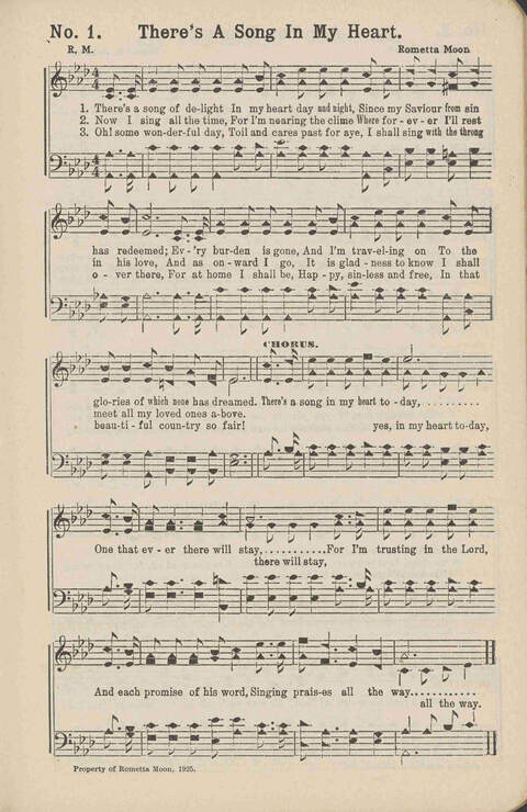 Living Words: a collection of sacred songs, both new and old, for the church, the Sunday school, the revival meeting, the singing convention, and all kinds of religious work and worship page 1