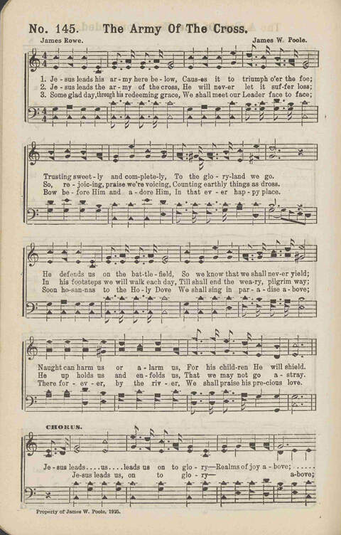 Living Words: a collection of sacred songs, both new and old, for the church, the Sunday school, the revival meeting, the singing convention, and all kinds of religious work and worship page 148