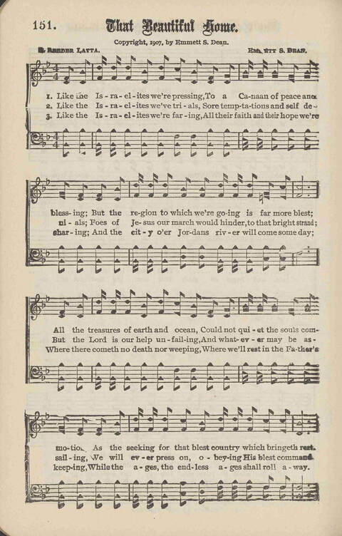 Living Words: a collection of sacred songs, both new and old, for the church, the Sunday school, the revival meeting, the singing convention, and all kinds of religious work and worship page 160