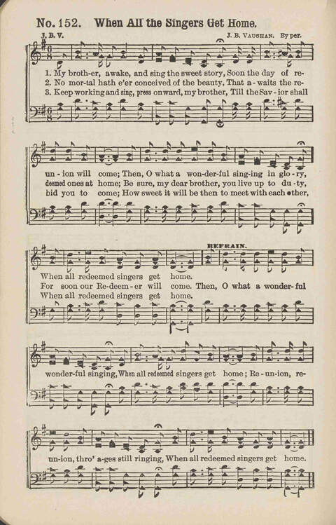 Living Words: a collection of sacred songs, both new and old, for the church, the Sunday school, the revival meeting, the singing convention, and all kinds of religious work and worship page 162