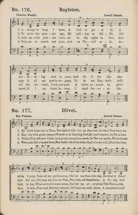 Living Words: a collection of sacred songs, both new and old, for the church, the Sunday school, the revival meeting, the singing convention, and all kinds of religious work and worship page 182