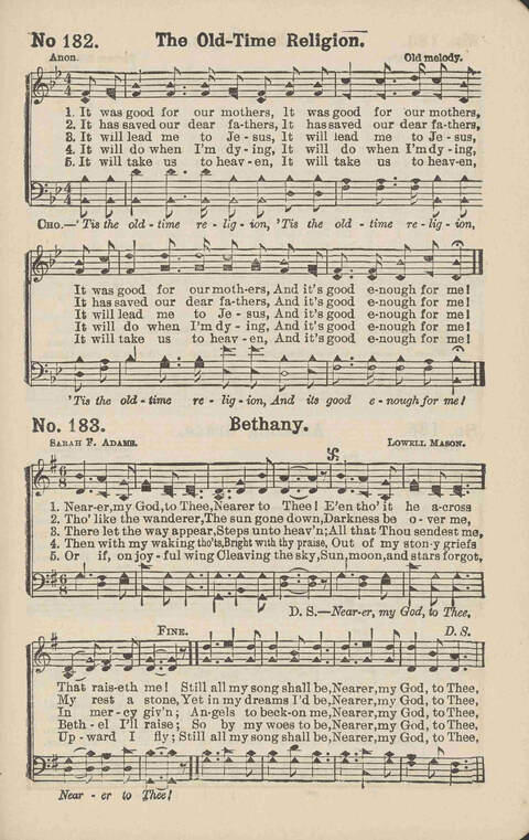 Living Words: a collection of sacred songs, both new and old, for the church, the Sunday school, the revival meeting, the singing convention, and all kinds of religious work and worship page 185