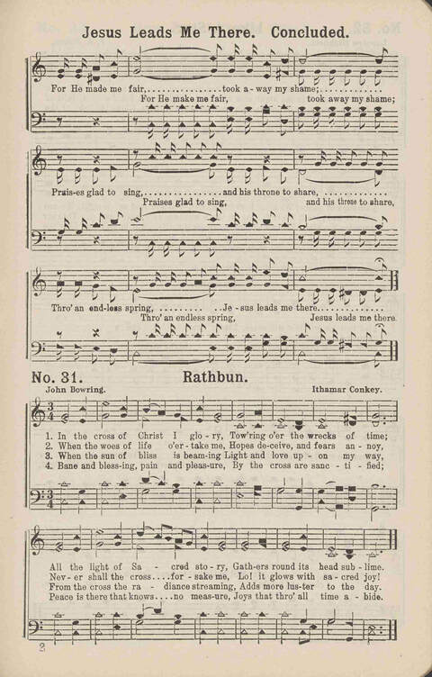 Living Words: a collection of sacred songs, both new and old, for the church, the Sunday school, the revival meeting, the singing convention, and all kinds of religious work and worship page 31