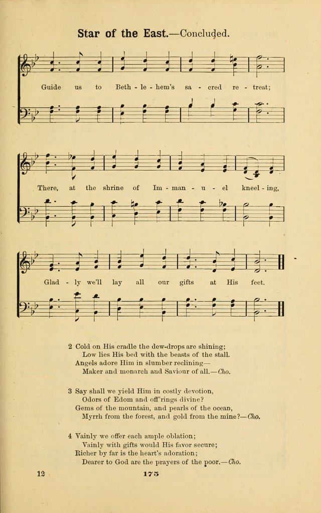 Melodies for Little People: containing also one hundred recitations for Sunday-schools, anniversary occasions, concerts, entertainments, and sociables, with songs adapted... page 175