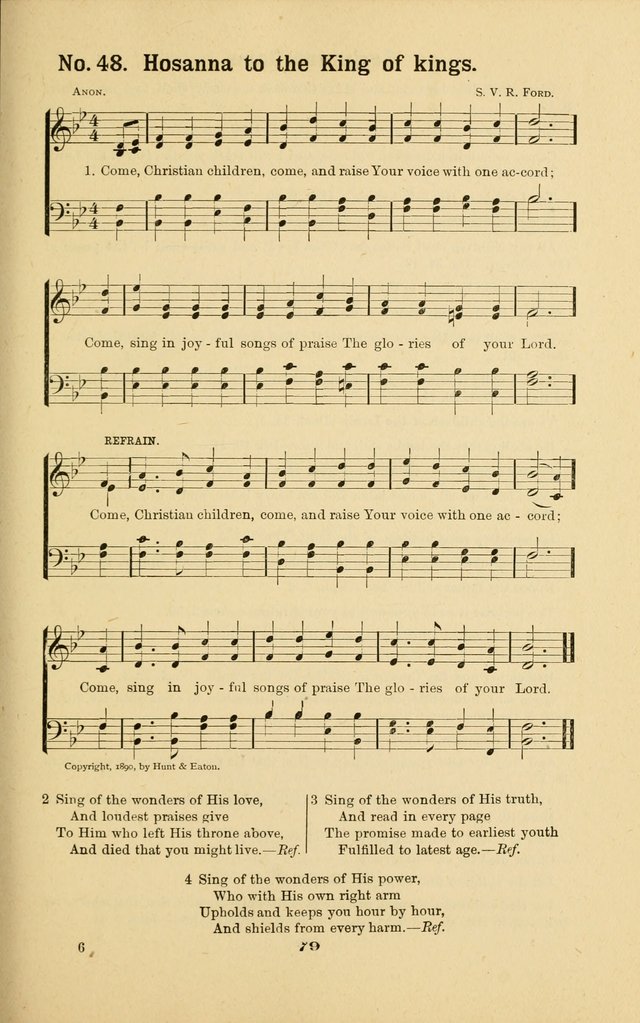 Melodies for Little People: containing also one hundred recitations for Sunday-schools, anniversary occasions, concerts, entertainments, and sociables, with songs adapted... page 79