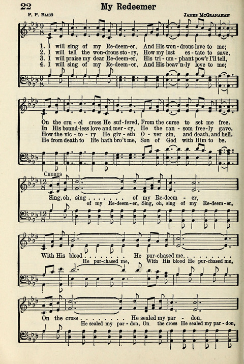 Moody Centenary Song Book page 22