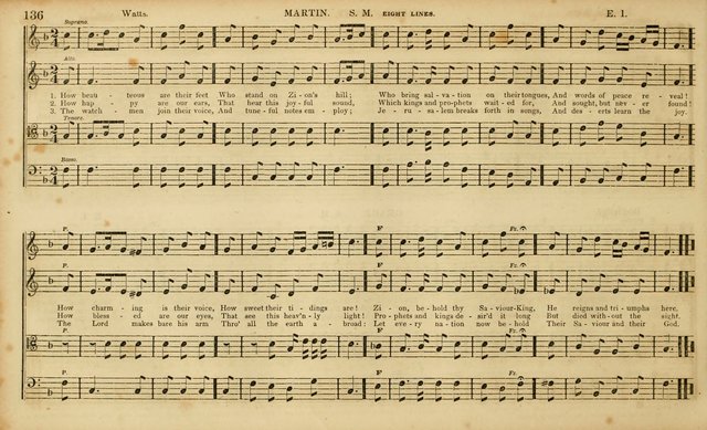 The Mozart Collection of Sacred Music: containing melodies, chorals, anthems and chants, harmonized in four parts; together with the celebrated Christus and Miserere by ZIngarelli page 136