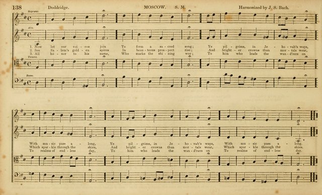 The Mozart Collection of Sacred Music: containing melodies, chorals, anthems and chants, harmonized in four parts; together with the celebrated Christus and Miserere by ZIngarelli page 138