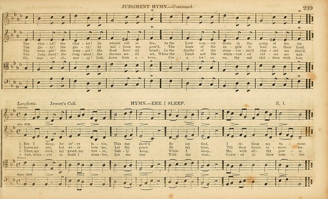 The Mozart Collection of Sacred Music: containing melodies, chorals, anthems and chants, harmonized in four parts; together with the celebrated Christus and Miserere by ZIngarelli page 239