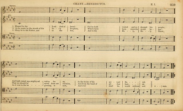 The Mozart Collection of Sacred Music: containing melodies, chorals, anthems and chants, harmonized in four parts; together with the celebrated Christus and Miserere by ZIngarelli page 259