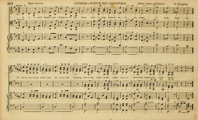 The Mozart Collection of Sacred Music: containing melodies, chorals, anthems and chants, harmonized in four parts; together with the celebrated Christus and Miserere by ZIngarelli page 264