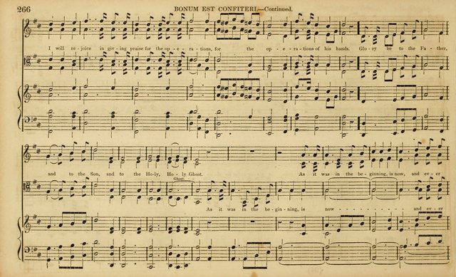 The Mozart Collection of Sacred Music: containing melodies, chorals, anthems and chants, harmonized in four parts; together with the celebrated Christus and Miserere by ZIngarelli page 266