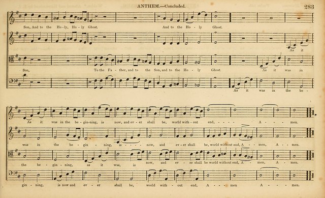 The Mozart Collection of Sacred Music: containing melodies, chorals, anthems and chants, harmonized in four parts; together with the celebrated Christus and Miserere by ZIngarelli page 283