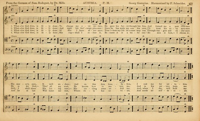 The Mozart Collection of Sacred Music: containing melodies, chorals, anthems and chants, harmonized in four parts; together with the celebrated Christus and Miserere by ZIngarelli page 67
