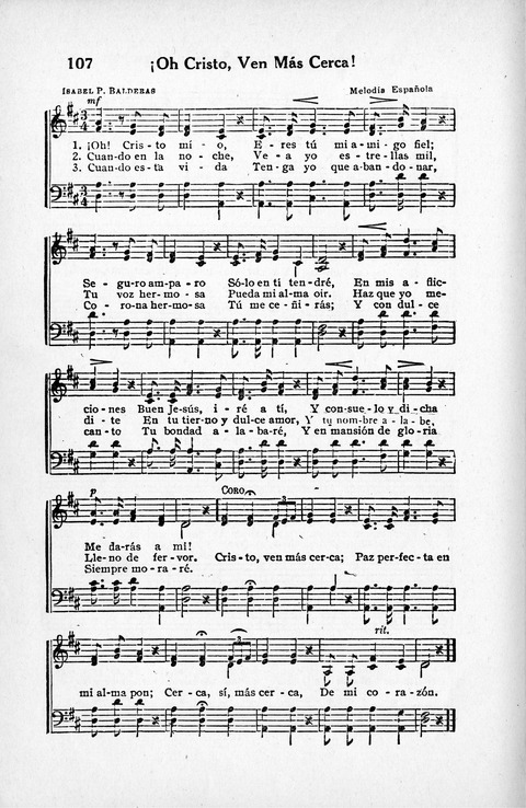 Melodias Evangelicas para el Uso de las Iglesias Evangelicas de Habla Española en Todo el Mundo page 113