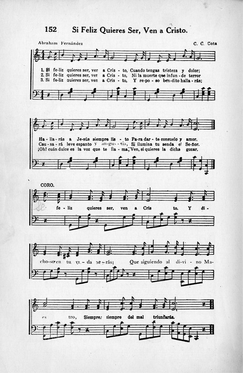 Melodias Evangelicas para el Uso de las Iglesias Evangelicas de Habla Española en Todo el Mundo page 159