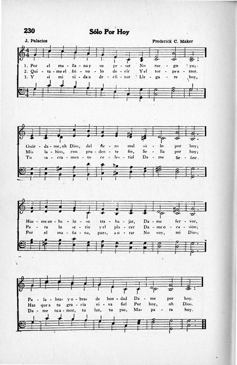 Melodias Evangelicas para el Uso de las Iglesias Evangelicas de Habla Española en Todo el Mundo page 233