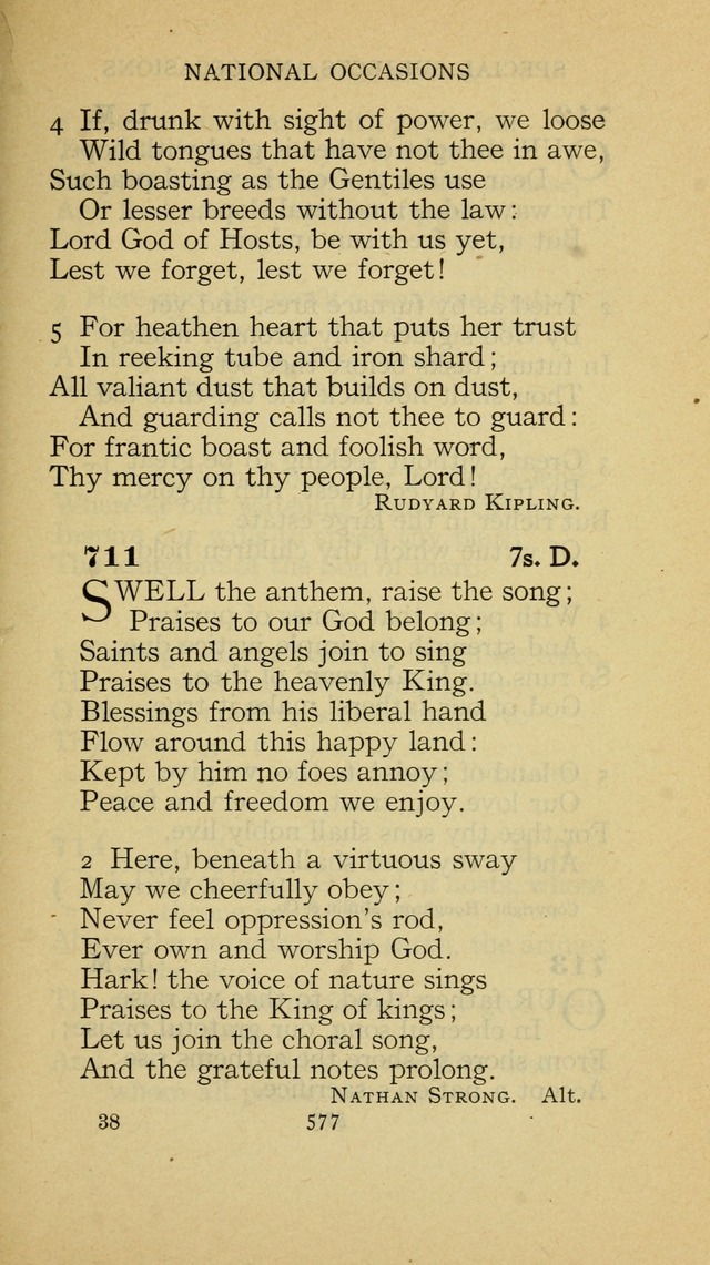 The Methodist Hymnal (Text only edition) page 577