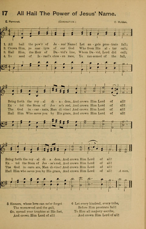 The Mission Hymnal. (Enlarged Edition) page 17