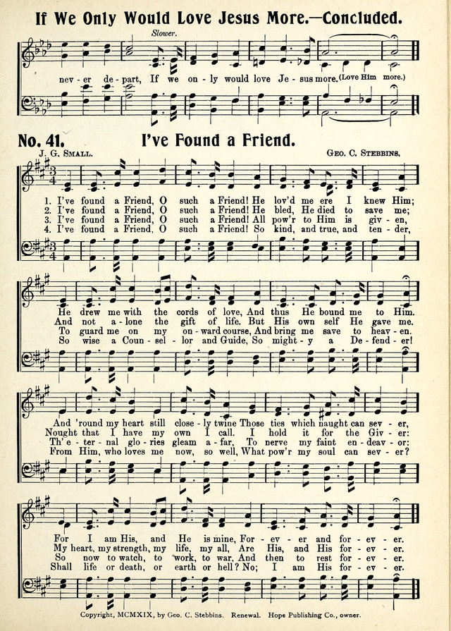 Magnificat: a Hymnal for Sunday Schools page 39