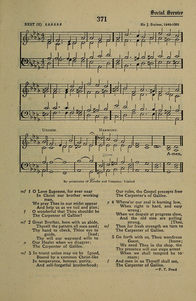 Methodist Hymn and Tune Book: official hymn book of the Methodist Church page 413