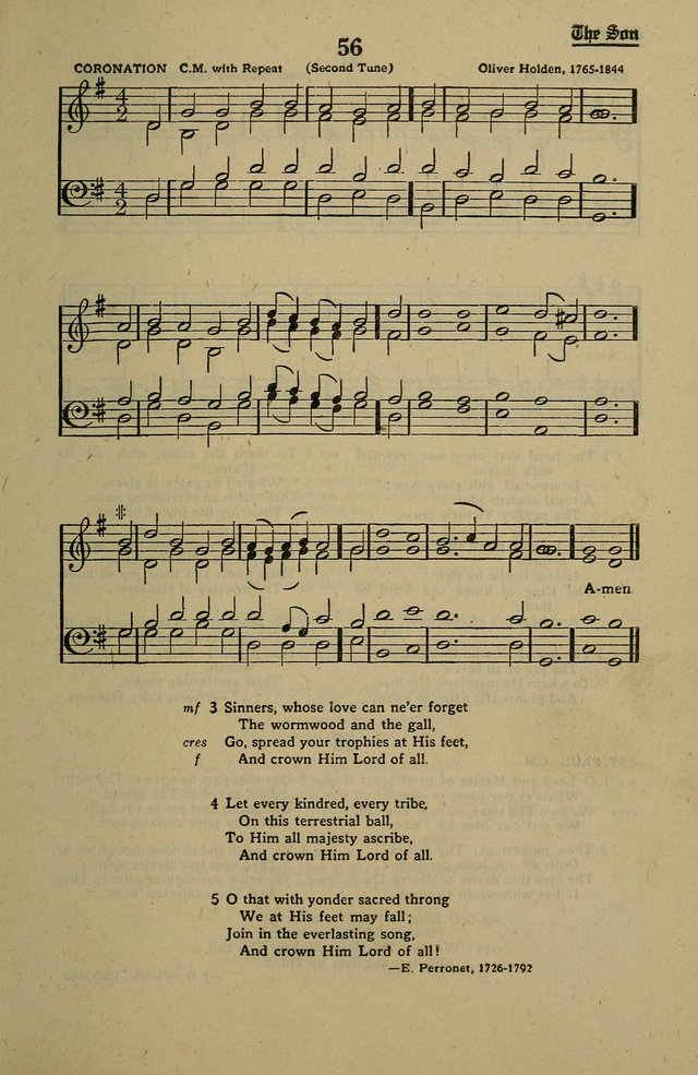 Methodist Hymn and Tune Book: official hymn book of the Methodist Church page 63