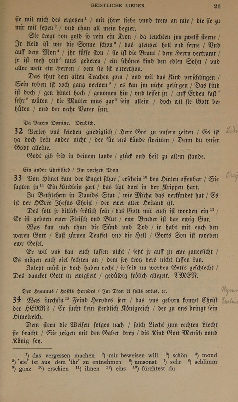 Martin Luthers geistliche Lieder page 21