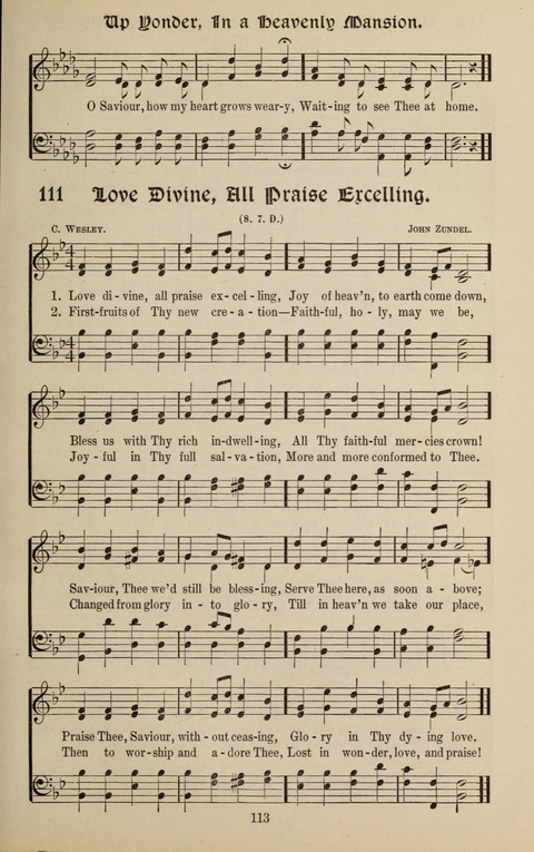 Messages of Love Hymn Book: for Gospel, Sunday School, Special Services and Home Singing page 111