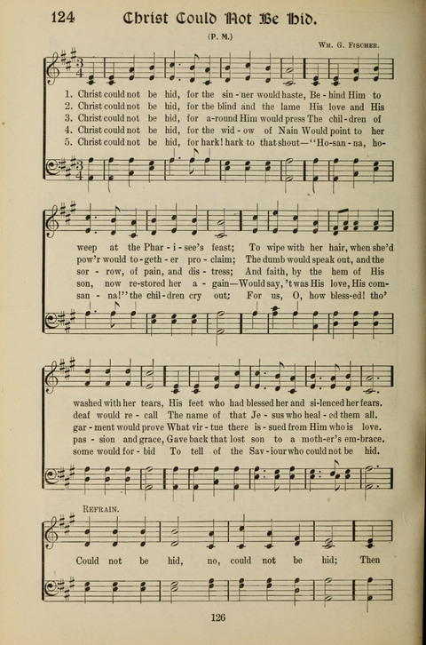 Messages of Love Hymn Book: for Gospel, Sunday School, Special Services and Home Singing page 124