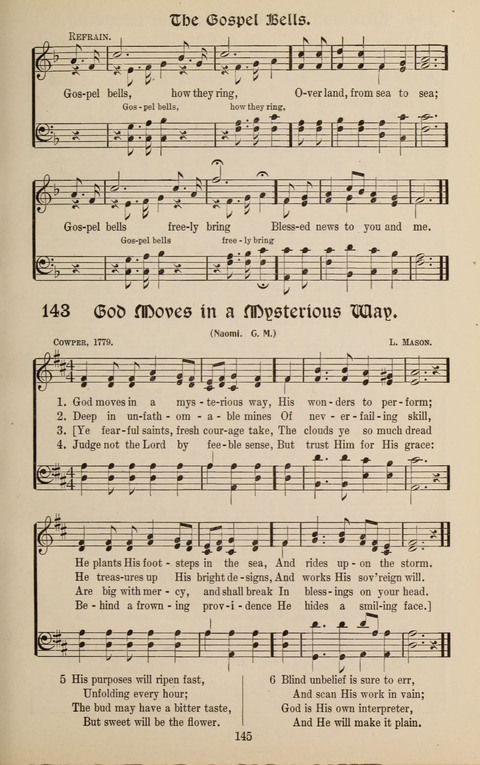 Messages of Love Hymn Book: for Gospel, Sunday School, Special Services and Home Singing page 143