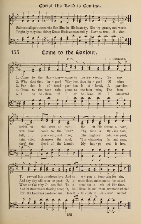 Messages of Love Hymn Book: for Gospel, Sunday School, Special Services and Home Singing page 153