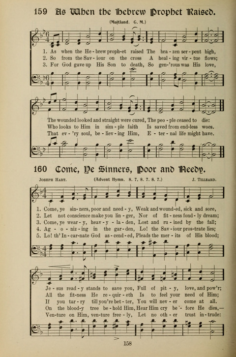 Messages of Love Hymn Book: for Gospel, Sunday School, Special Services and Home Singing page 156