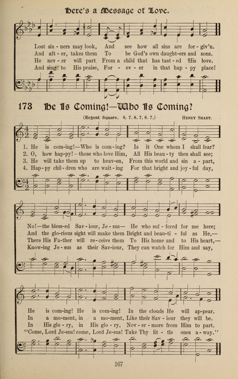 Messages of Love Hymn Book: for Gospel, Sunday School, Special Services and Home Singing page 165